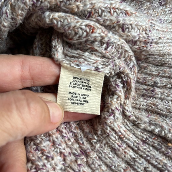 Retrology Plus Sz 2X Knit Pink Cardigan Sweater Open Stretch Drop Shoulders - Picture 7 of 8